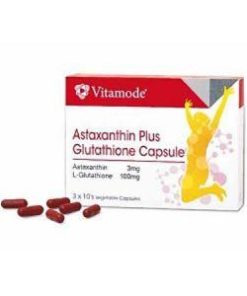 Vitamode Astaxanthin 3mg + Glutathione 100mg Capsule