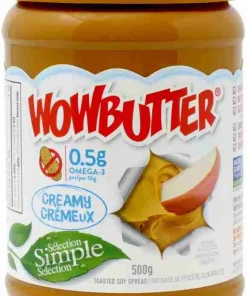 WowButter Creamy Peanut Free Spread 500g