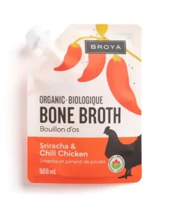 Broya Organic Sriracha & Chili Chicken Bone Broth, 500ml