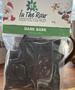 In The Raw Holiday Mint Dark Bark 60g