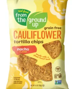 From The Ground Up Cauliflower Nacho Tortilla Chips,128g