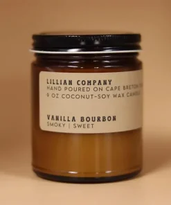 Lillian Co – vanilla Bourbon Candle, 9oz