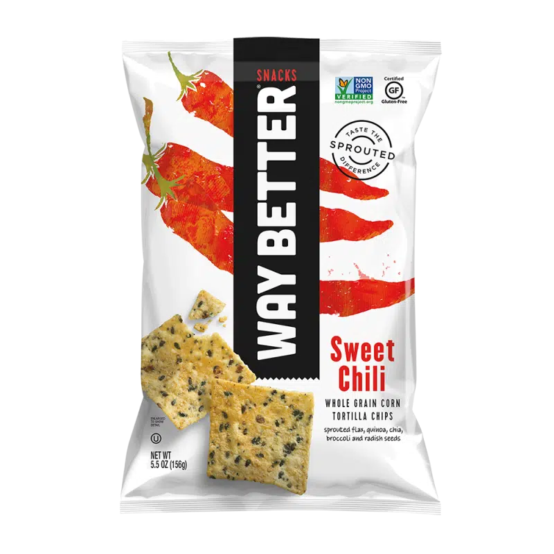 Way Better Snacks Sweet Chili Whole Grain Tortilla Chips β 156g