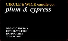 Circle & Wick Plum & Cypress, 9oz Candle