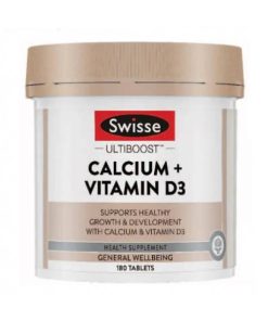 Swisse Ultiboost Calcium + Vitamin D Tablet 180s