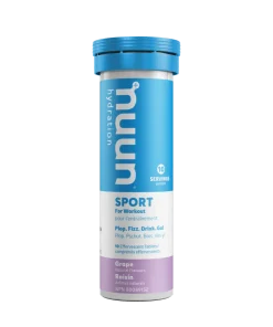Nuun Hydration Sport: Grape – 10 Effervescent Tablets