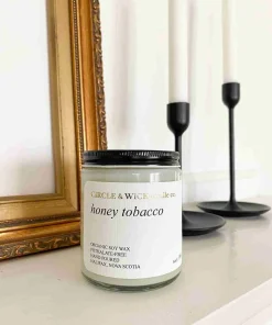 Circle & Wick Honey Tobacco, 9oz Candle