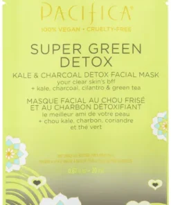 Pacifica Super Green Detox Kale & Charcoal Detox Facial Mask, 20 mL