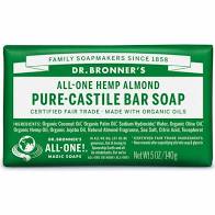 Organic Soap Bar – Hemp Almond 140g (Dr Bronner’s) *Face/Body/Hair
