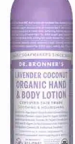 Dr. Bronner’s Organic Hand & Body Lotion: Lavender Coconut – 236mL