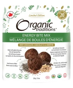 Organic Traditions Mint Chocolate Energy Bites 220g