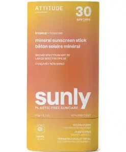 Attitude Living – Sunly Mineral Sunscreen Stick Tropical, 60g