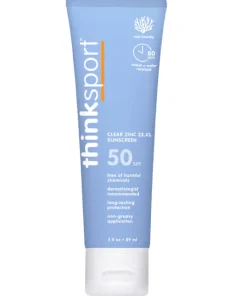 thinkSport Clear Zinc Sunscreen Lotion SPF50 89mL